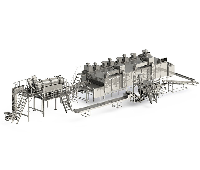 調(diào)味果仁烘烤生產(chǎn)線